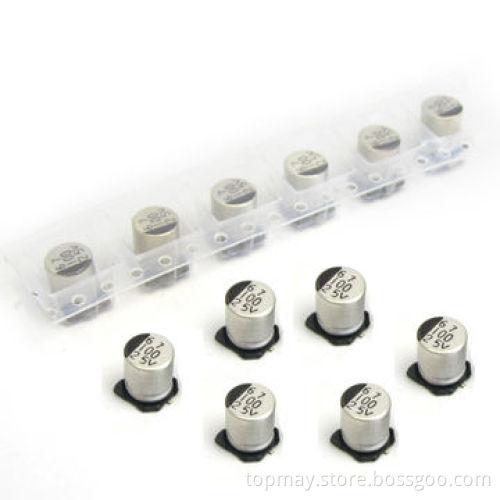 100V DC Chip Capacitors with -40 to 85°C Operating Temperature Range and 2,000-hour Lifespan